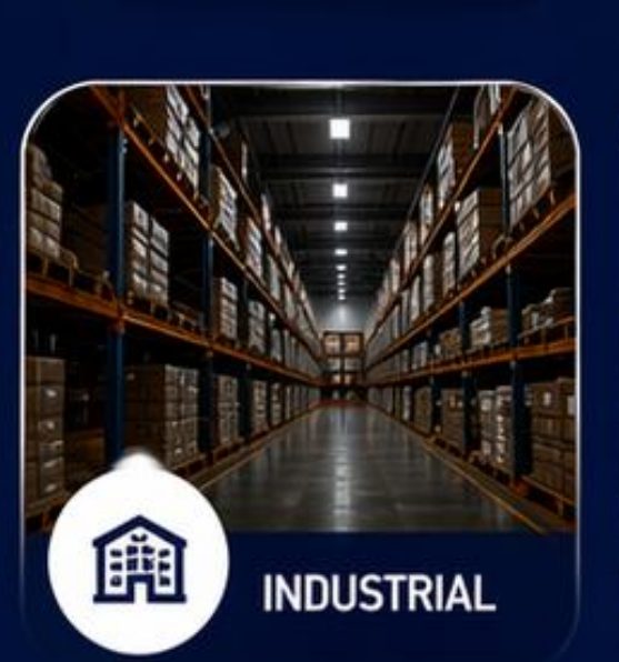 Bodega industrial protegida por SAFEGROUP